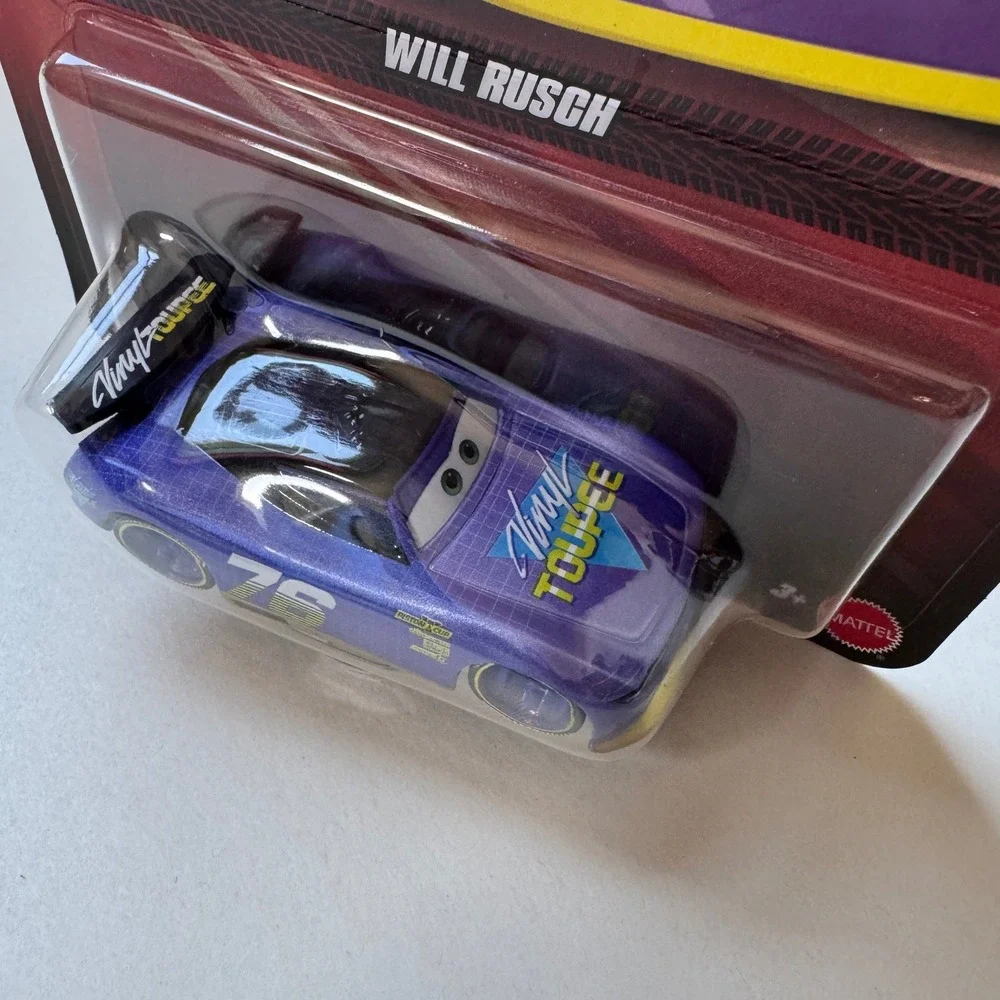 Disney Pixar Cars Will Rusch Vinyl Toupee #76 Next-Gen Die-Cast Mattel HHV86 NEW